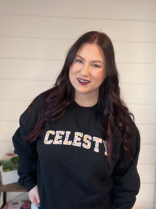 Celesty Appliqué: Sweatshirt