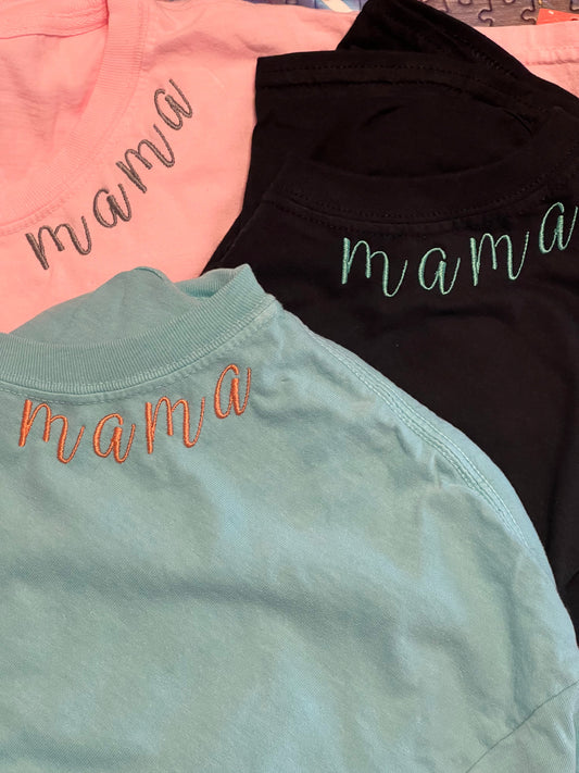 Mama Curved Collar: Sweatshirt