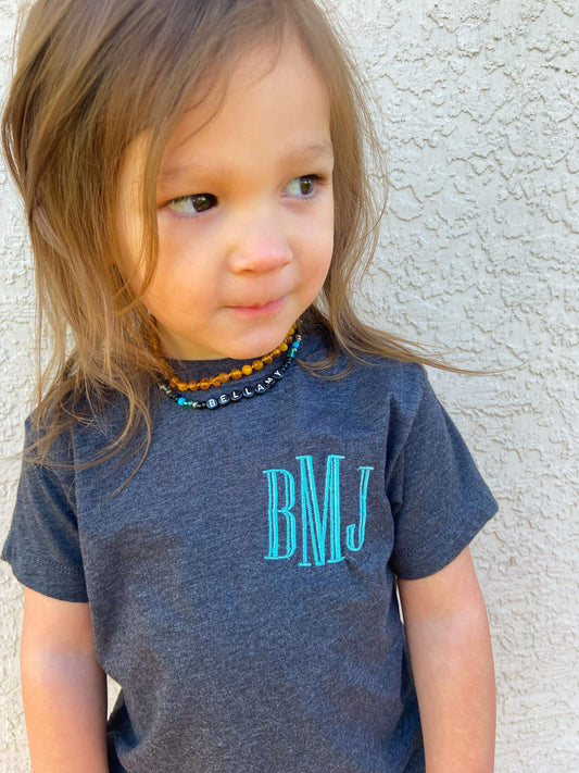 Toddler Monogramed T-Shirt